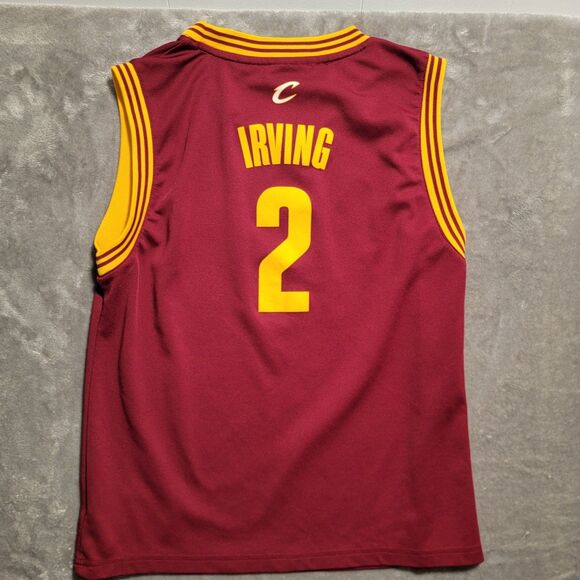 Kyrie Irving Cleveland Cavaliers Jersey Youth Large Adidas Replica - Picture 3 of 6
